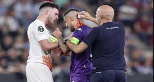 دماء بيراجي.. تغريم وست هام وإيقاف جمهوره بسبب نهائي دوري المؤتمر (فيديو)